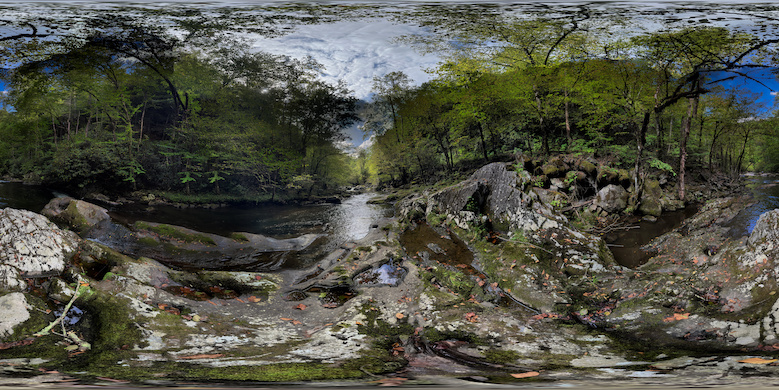 Smoky Mountain River Panorama