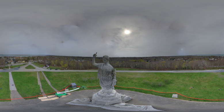 Spring Monument to our Forefathers
