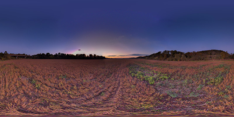 Autumn Field Sunset