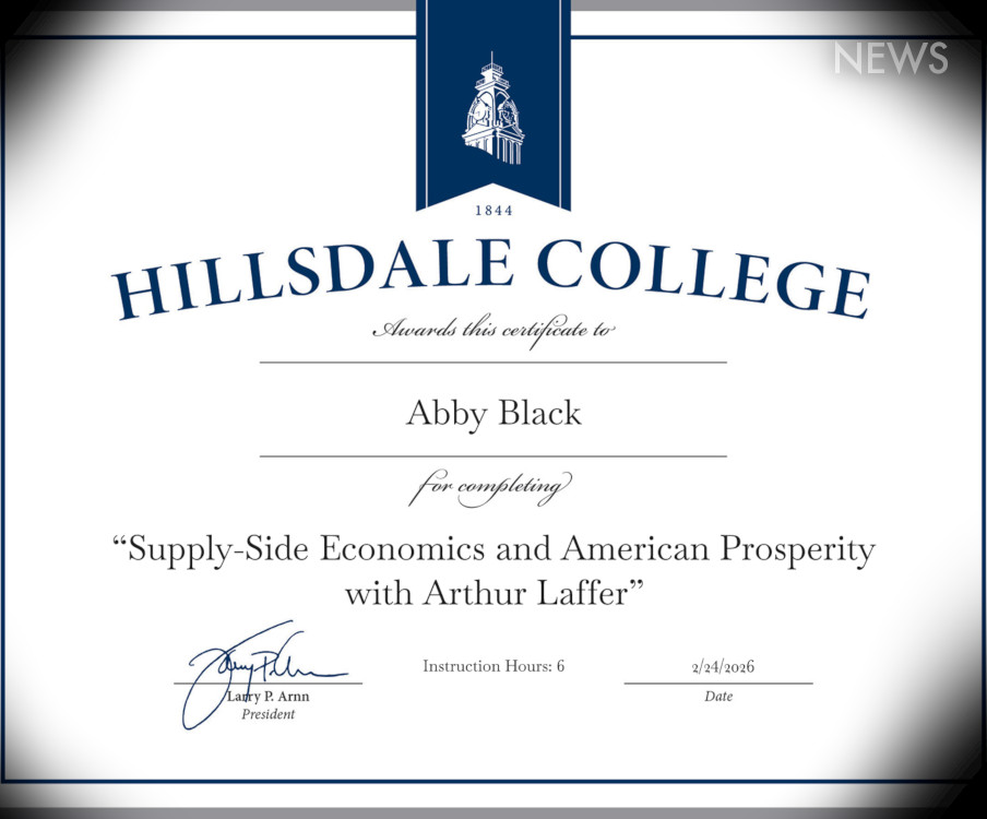 I Completed Hillsdale College's Course on Economics