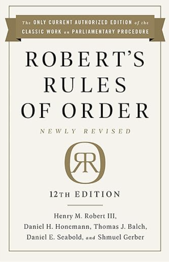 Robert's Rules for Order
