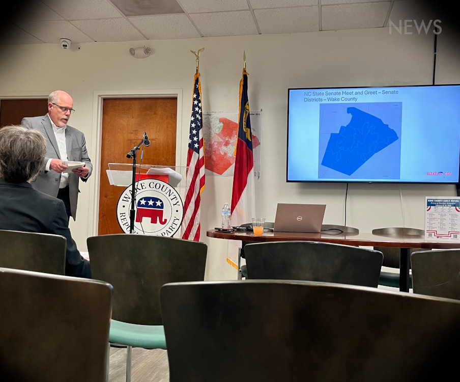 I attended the Wake County Republican Party meeting