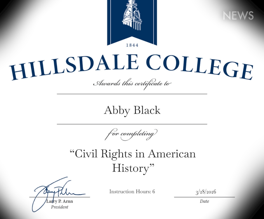 I Completed Hillsdale College's Course on Civil Rights